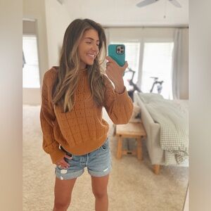 Misha and Puff Caramel Windowpane in Small